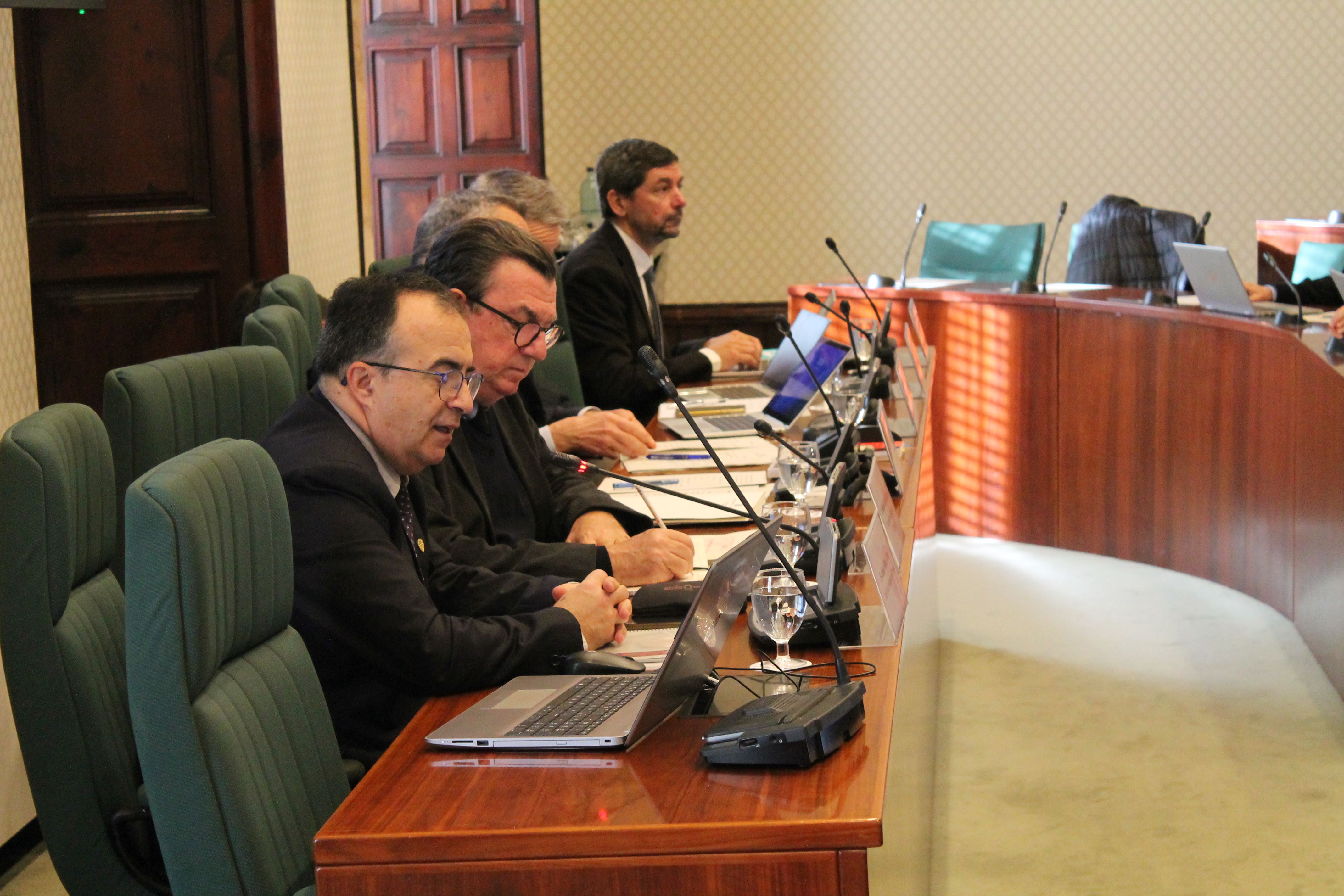 El síndic Josep Viñas, presentat un informe en Comissió.