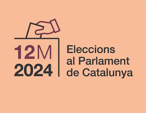 Logo oficial de les eleccions al Parlament de Catalunya del 12 de maig del 2024.