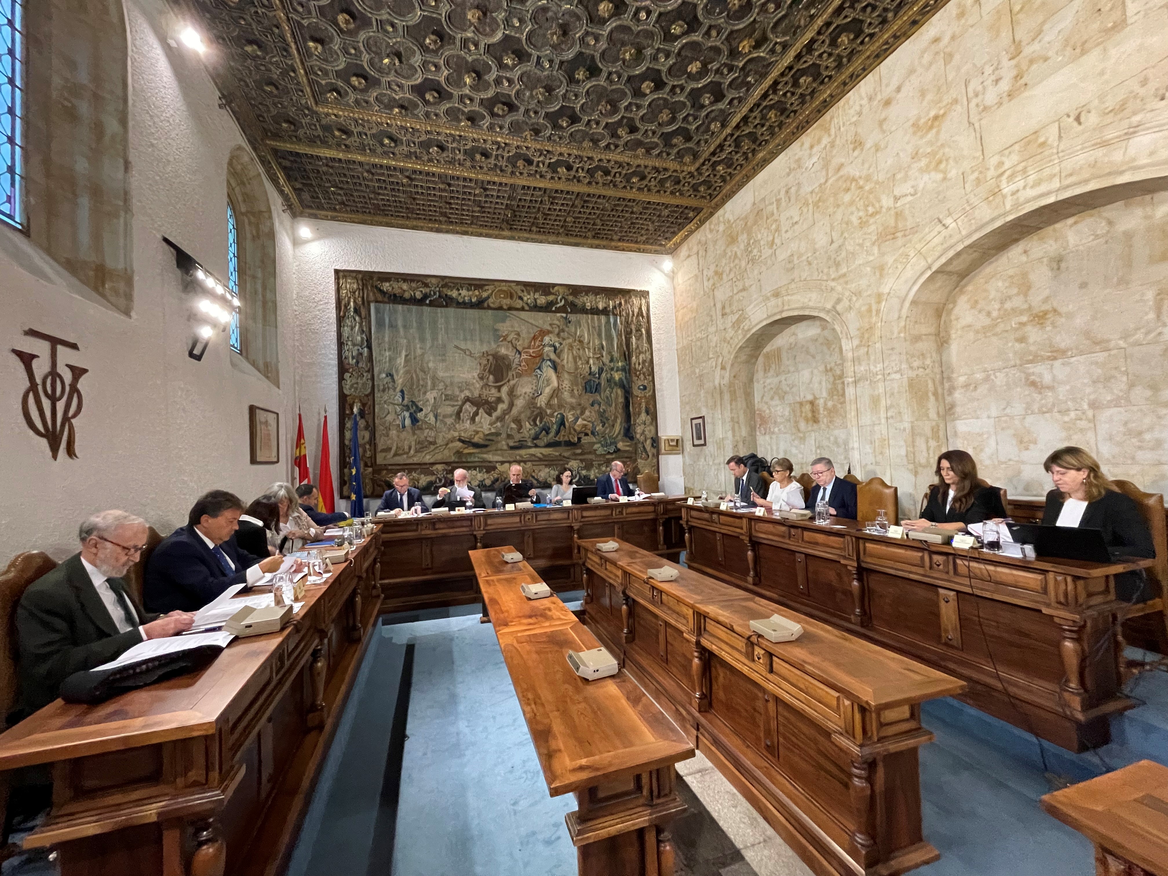 Imatge de la reunió a la Universitat de Salamanca.