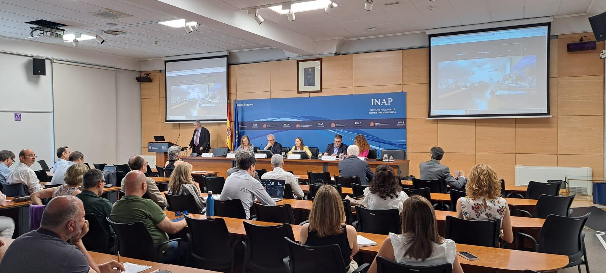 Imatge del curs d'avaluació de polítiques públiques, a l'INAP.