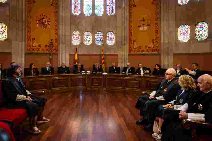 Imatge de l'acte d'obertura de l'Any Judicial a Catalunya.