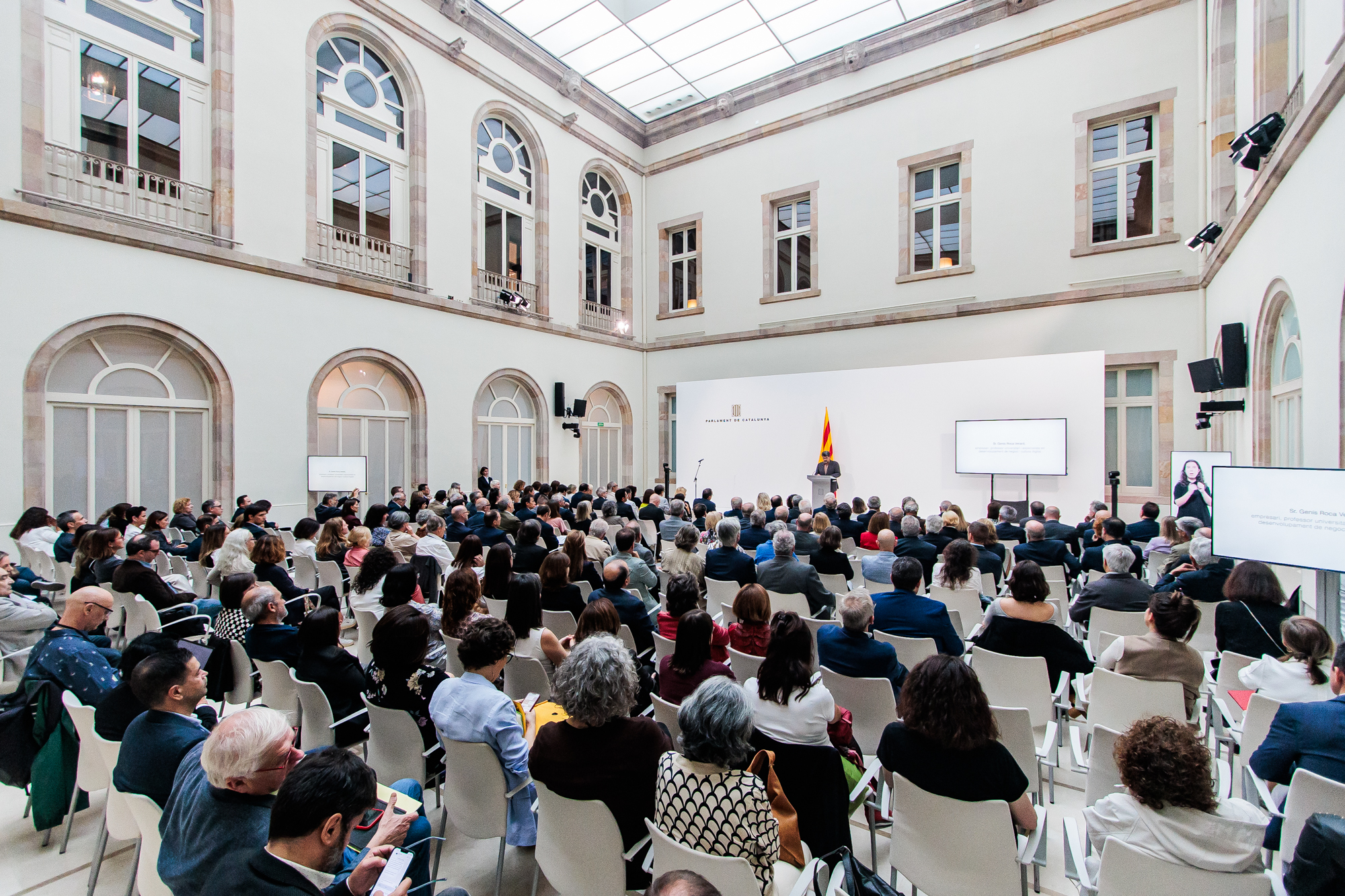 Äcte del 25è aniversari del Consell de l'Audiovisual de Catalunya.