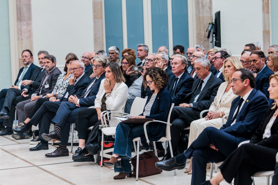 Imatge del públic assistent a l'acte d'aniversari del CAC.