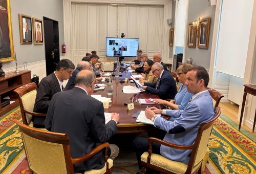 La Comissió de coordinació en l'ambit autonòmic del Tribunal i els OCEX, reunida a Madrid.