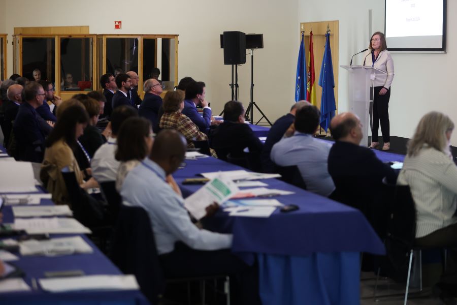 La síndica Maria Àngels Cabasés, al seminari d'EURORAI.