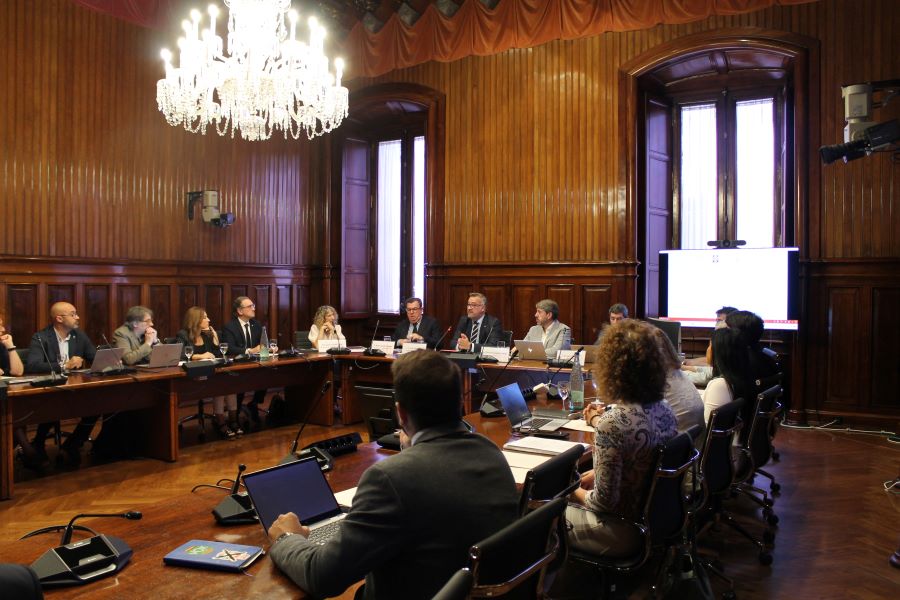 Vista general de la Comissió de la Sindicatura de Comptes.
