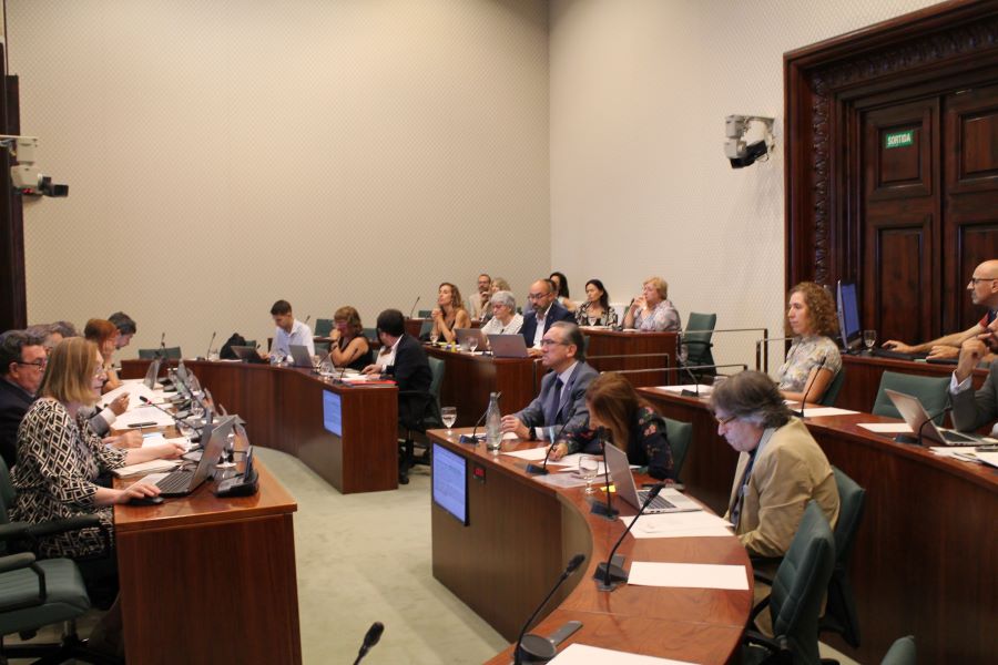 Imatge general de la Comissió de la Sindicatura de Comptes del Parlament.