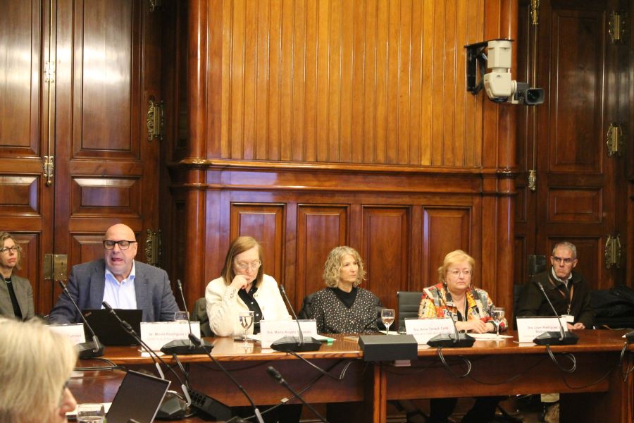 Els síndics i síndiques que han assistit a la Comissió de la Sindicatura del Parlament.