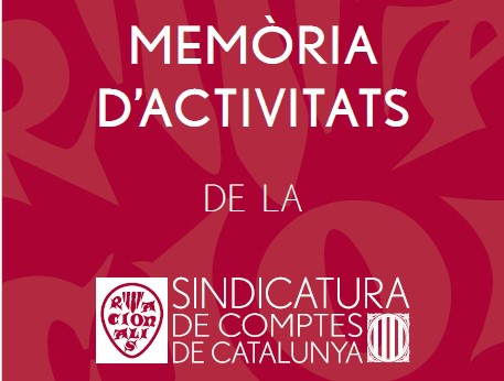 Portada de la memòria d'activitats de la Sindicatura de l'any 2024.