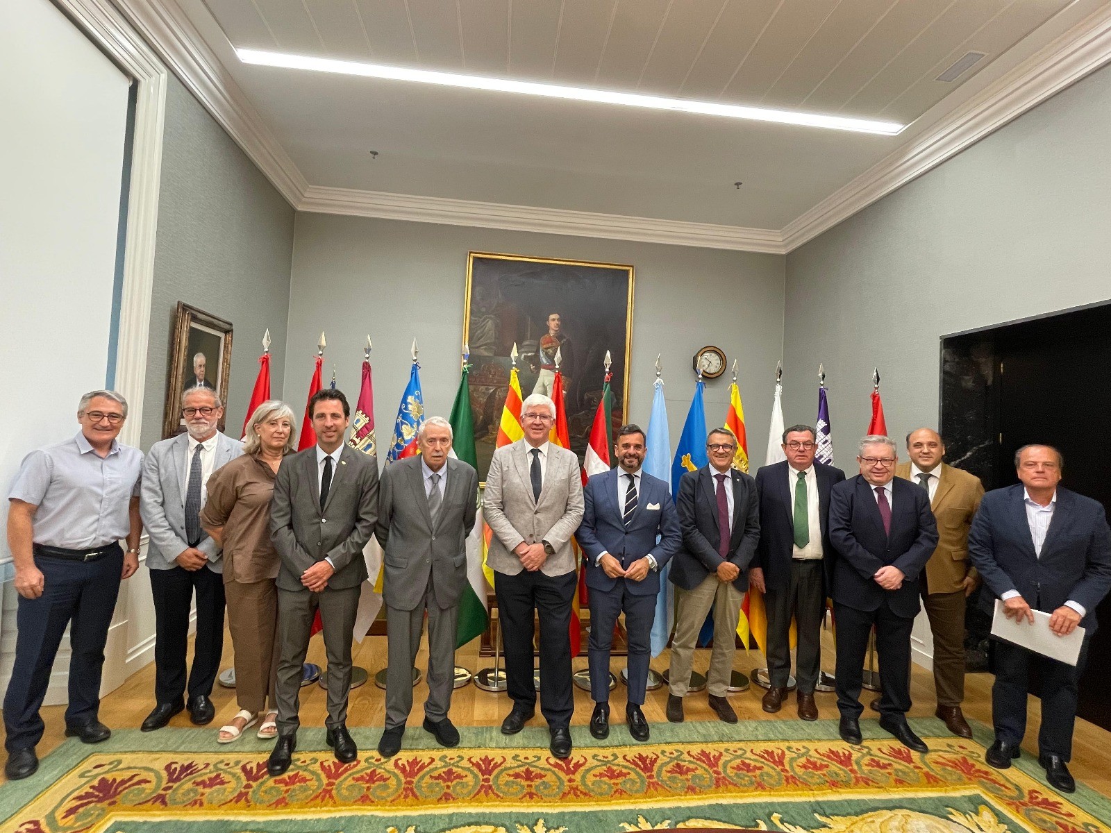 Foto de família del presidents d'ASOCEX.