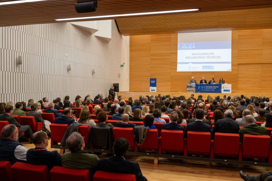 Imatge de la sala on han tingut lloc les XVI Trobades tècniques.