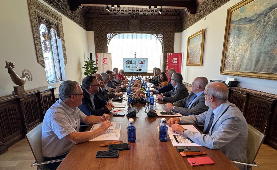 Imatge de la Comissió de coordinació de Tribunal de Comptes i els OCEX.